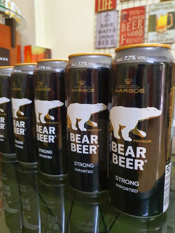Bia Bear Strong (Bia Gấu) Đức 7,7% lon 500ml Bia Bear Strong (Bia Gấu) Đức 7,7% lon 500ml