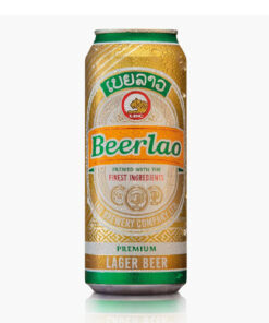 Bia Lào Vàng lon 500 ml (5 %)