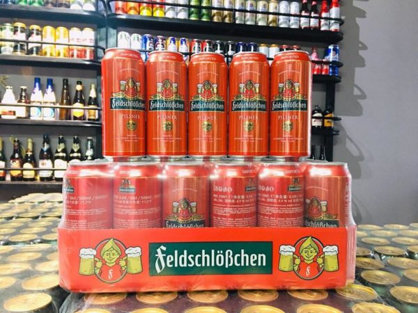 Bia Đức Feldschlösschen Pilsner 4,9% - chai 500ml
