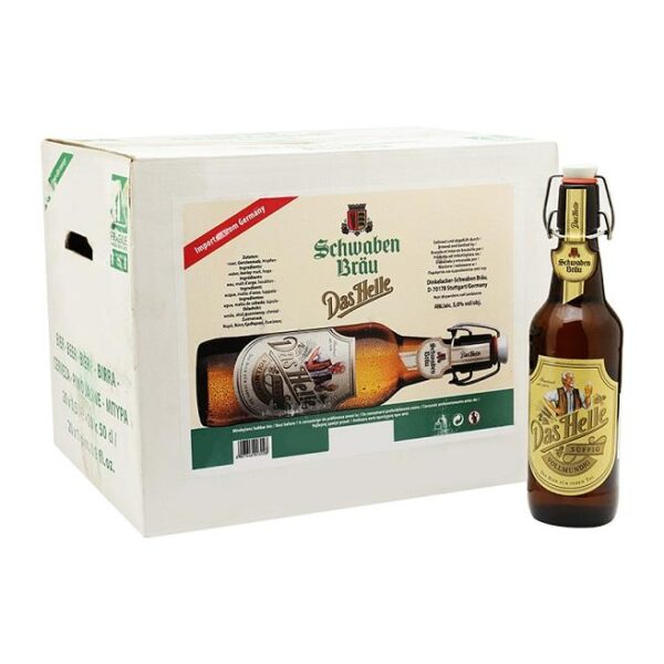 Bia Schwaben Bräu Das Helle 5% - Chai 500ml