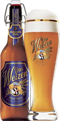 Bia Schwaben Bräu Das Weizen 5% - Chai 500ml