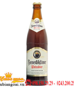 Bia Benediktiner Weissbier 5,4% Đức – thùng 12 chai 500ml