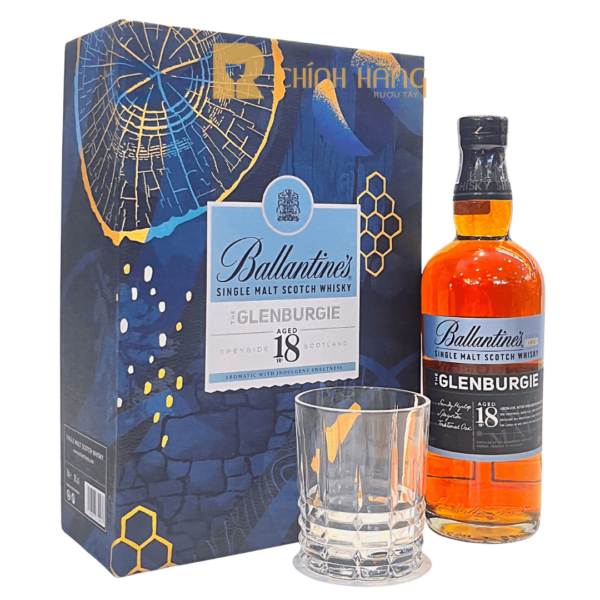 Ballantine’s 18 năm the glenburgie – hộp quà tết 2023