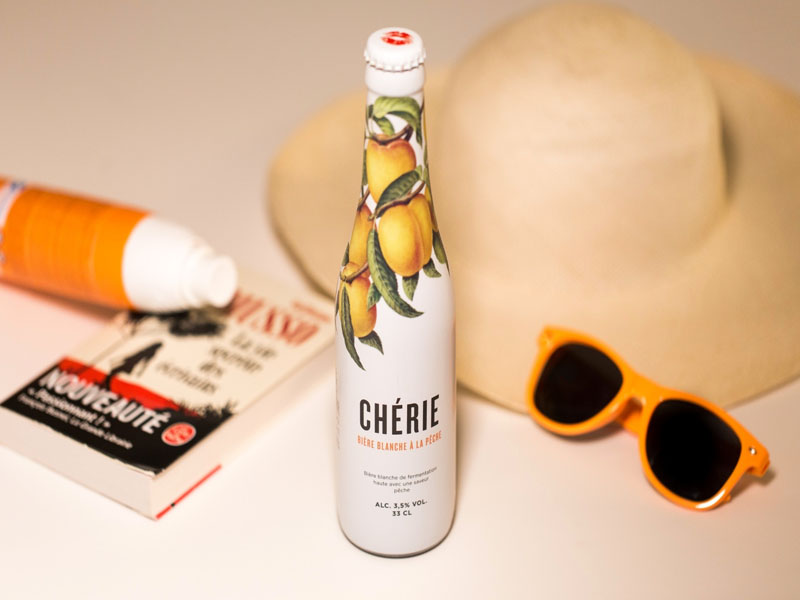 bia cherie peach (vị đào)3.5% bỉ