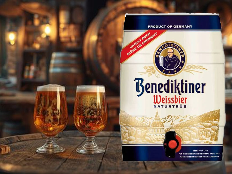 bia đức benediktiner weissbier – boom 5000ml