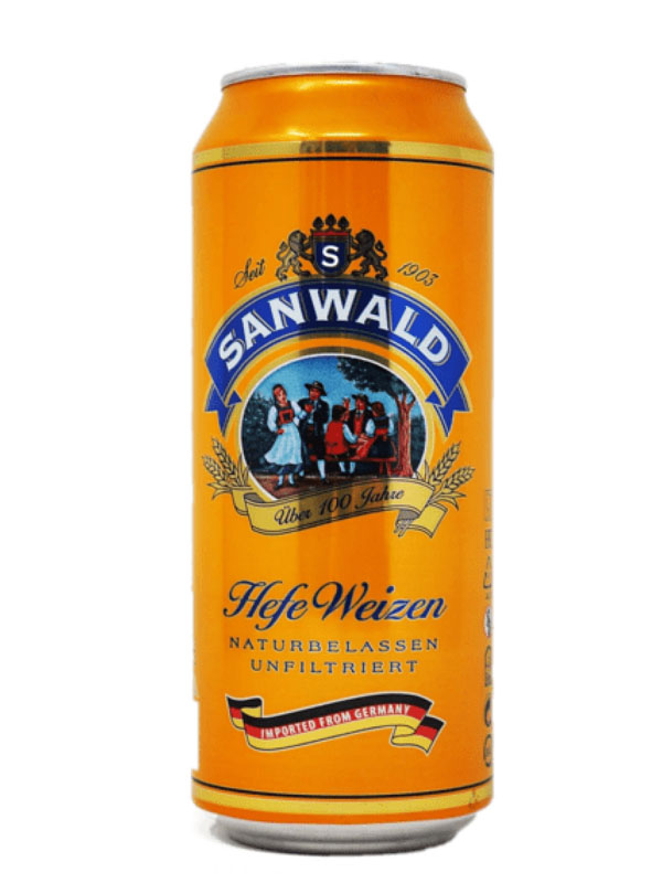 bia sanwald hefeweizen 4.9% -500ml lon