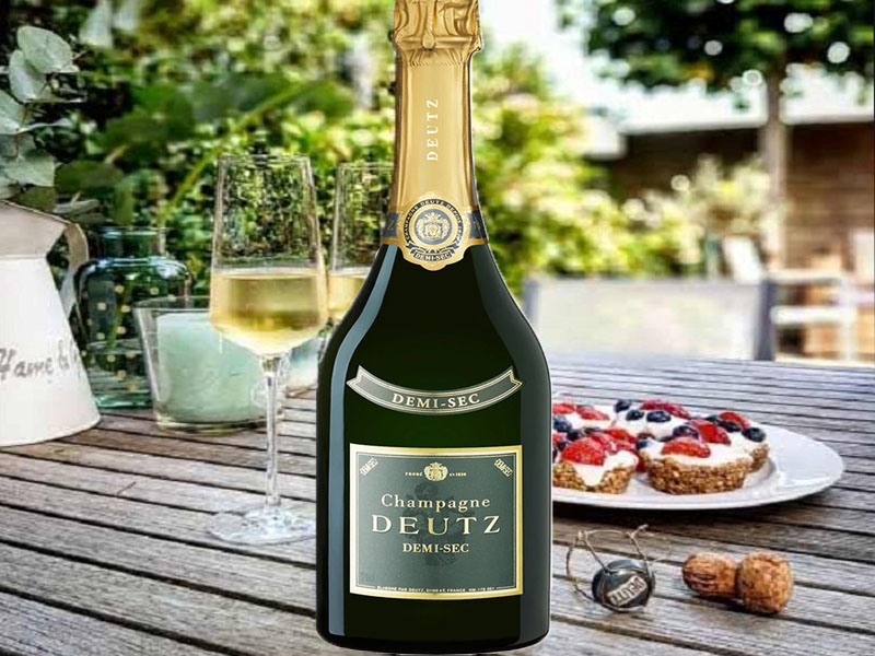 rượu champagne deutz demi sec