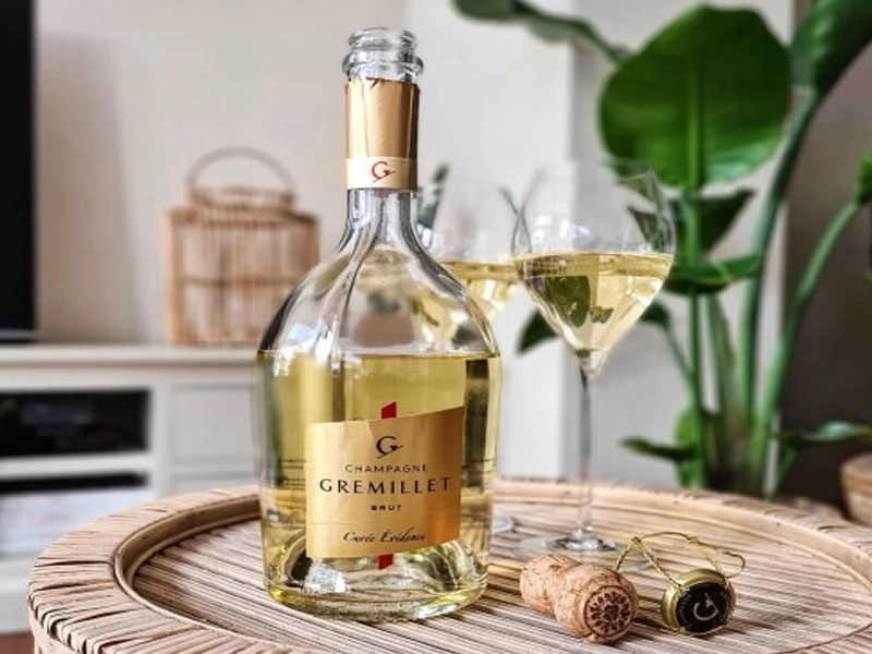 rượu champagne gremillet cuvee evidence brut