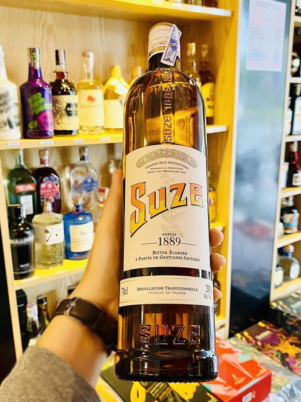 rượu liqueur pháp suze 1889 de gentlane