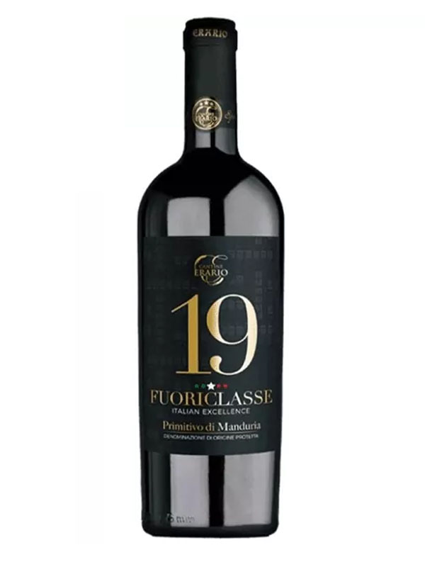 rượu vang 19 fuoriclasse primitivo di manduria doc