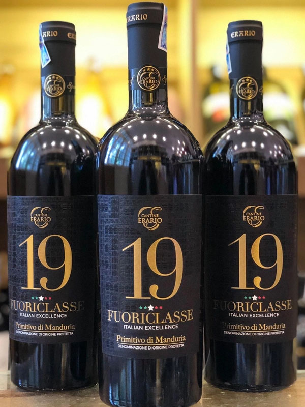 rượu vang 19 fuoriclasse primitivo di manduria doc