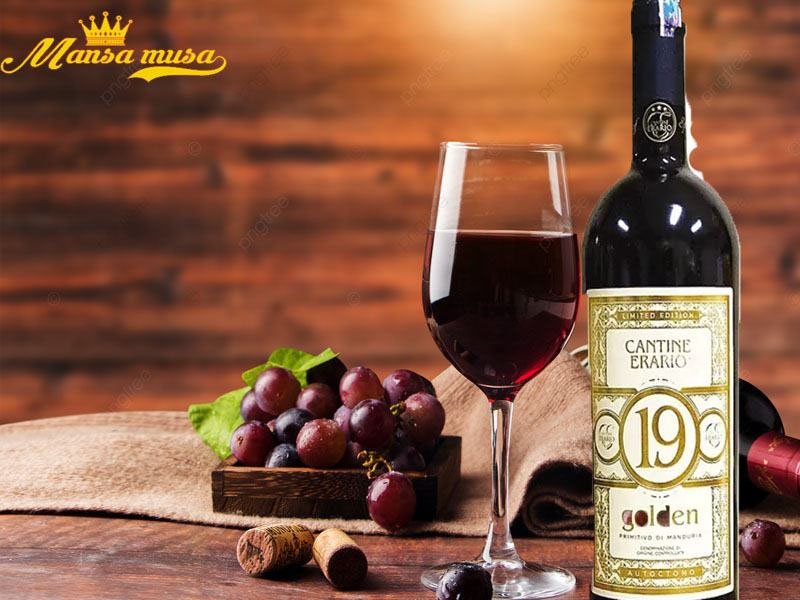 rượu vang 19 golden primitivo di manduria doc erario