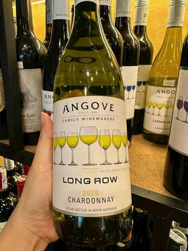 rượu vang angove long row chardonnay