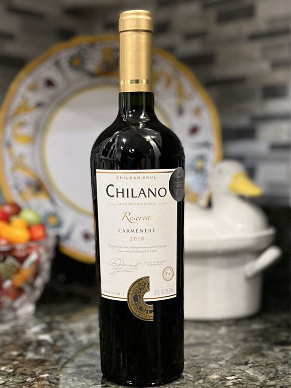 rượu vang chilano reserva carmenere