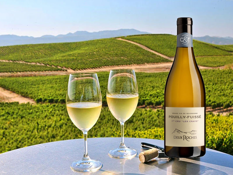 rượu vang pháp pouilly fuisse les crays deux roches