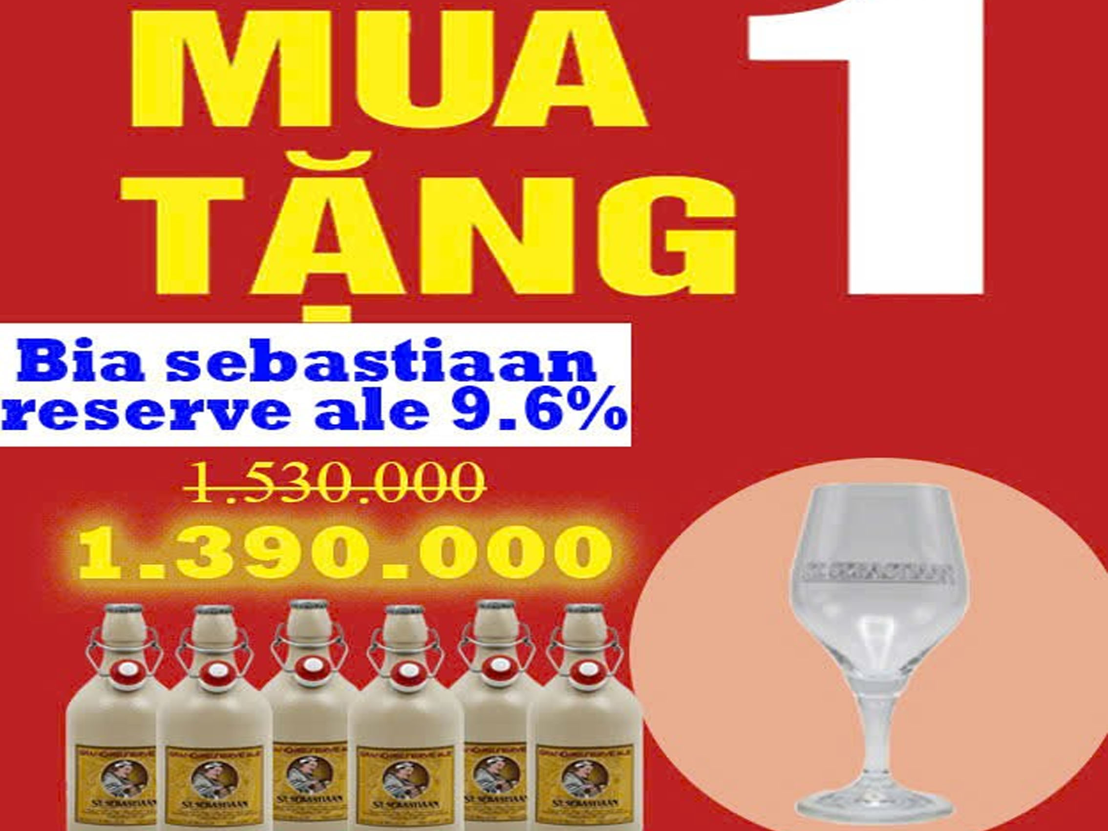 bia sứ st.sebastiaan grand reserve alengay (mua 1 tặng 1)