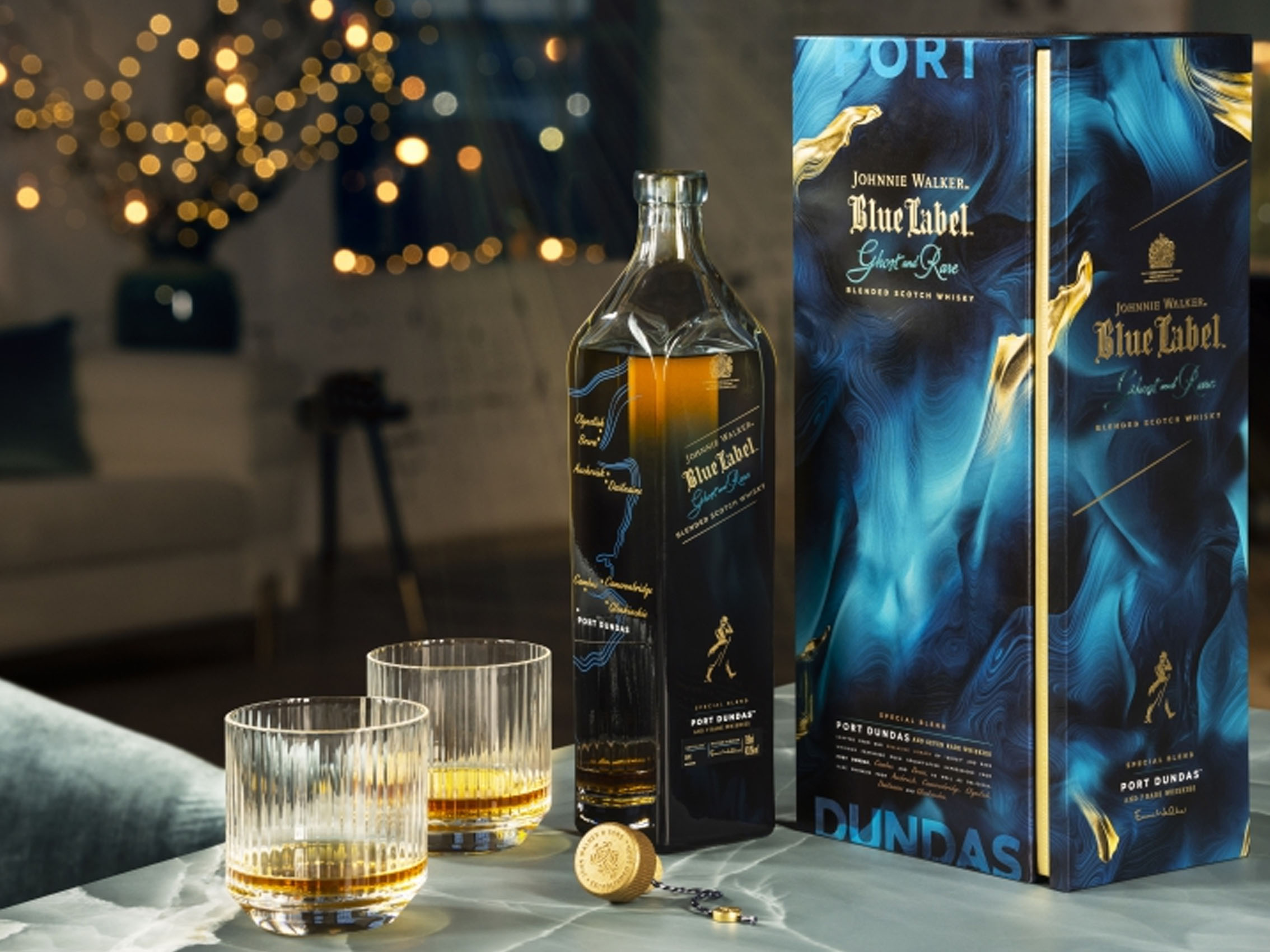 rượu john walker blue label ghos-rare port dundas