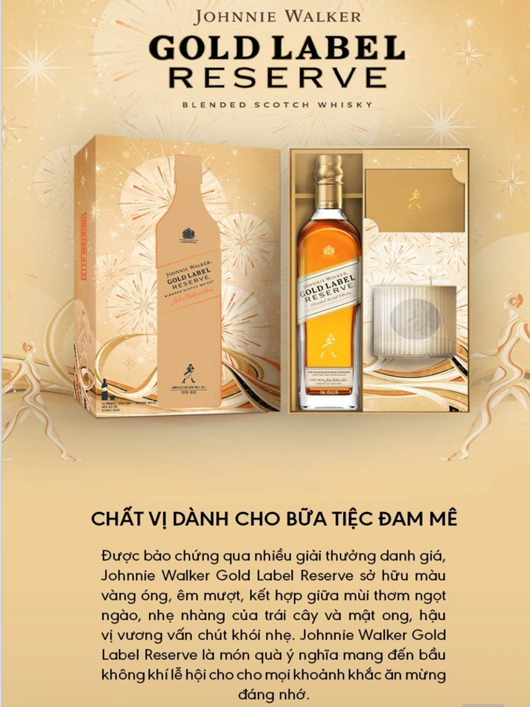 rượu johnnie walker gold label reserve