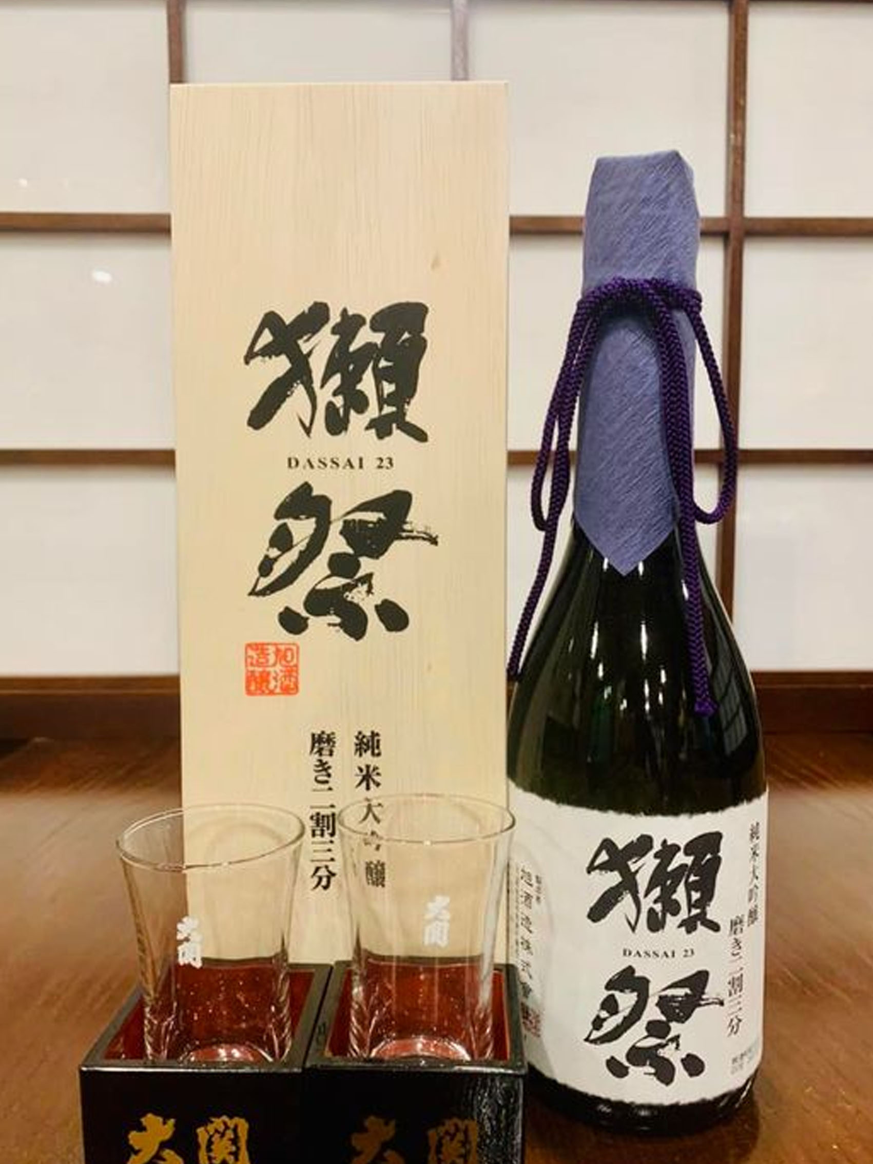 rượu sake dassai 23 15% hộp gỗ