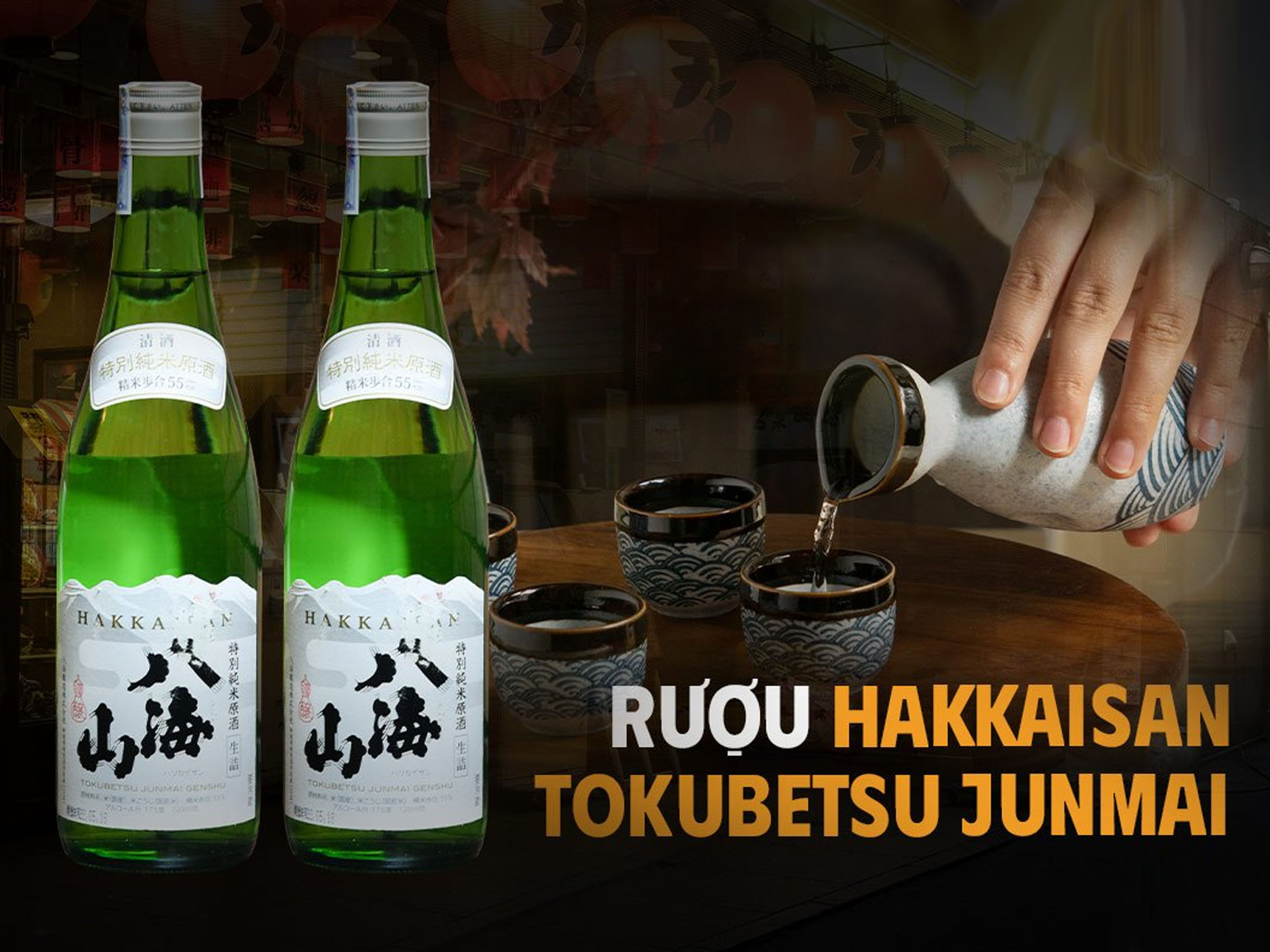 rượu sake hakkaisan tokubetsu junmai genshu