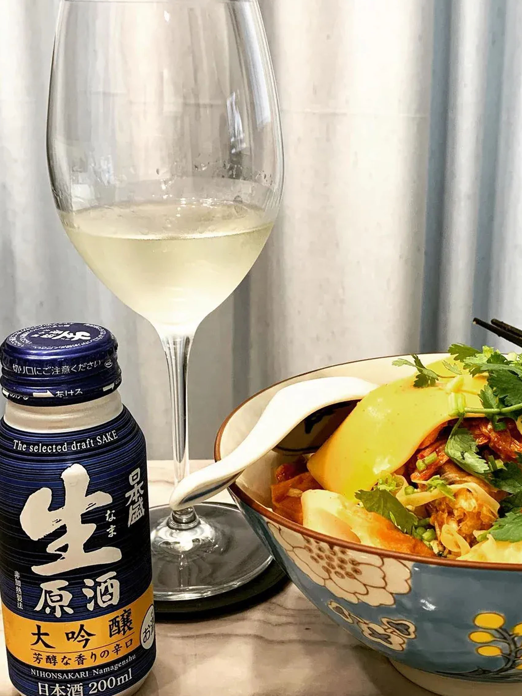 rượu sake nihonsakari namagenshu daiginjo 18-19%