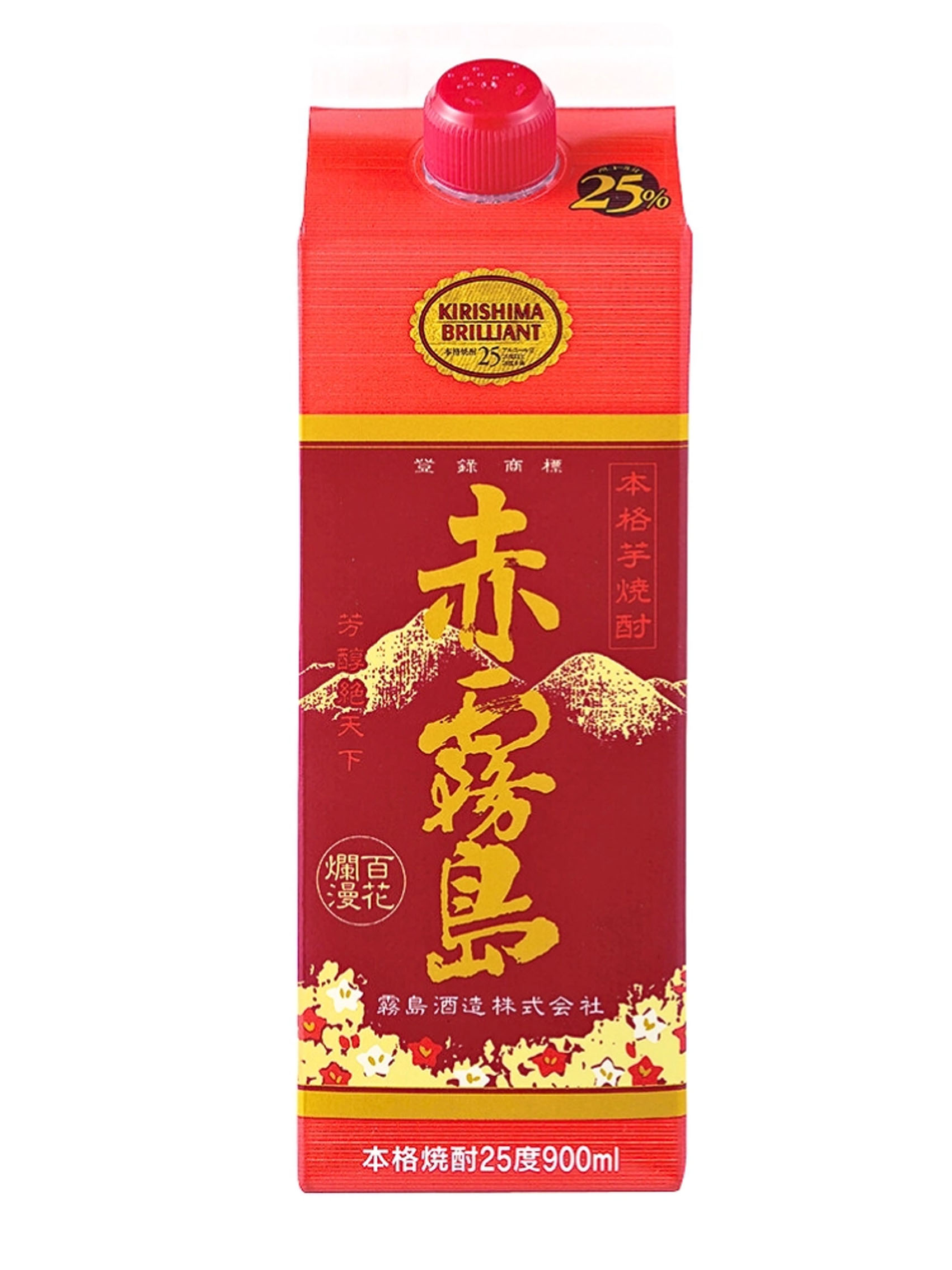 rượu shochu pack aka kirishima imo 25%