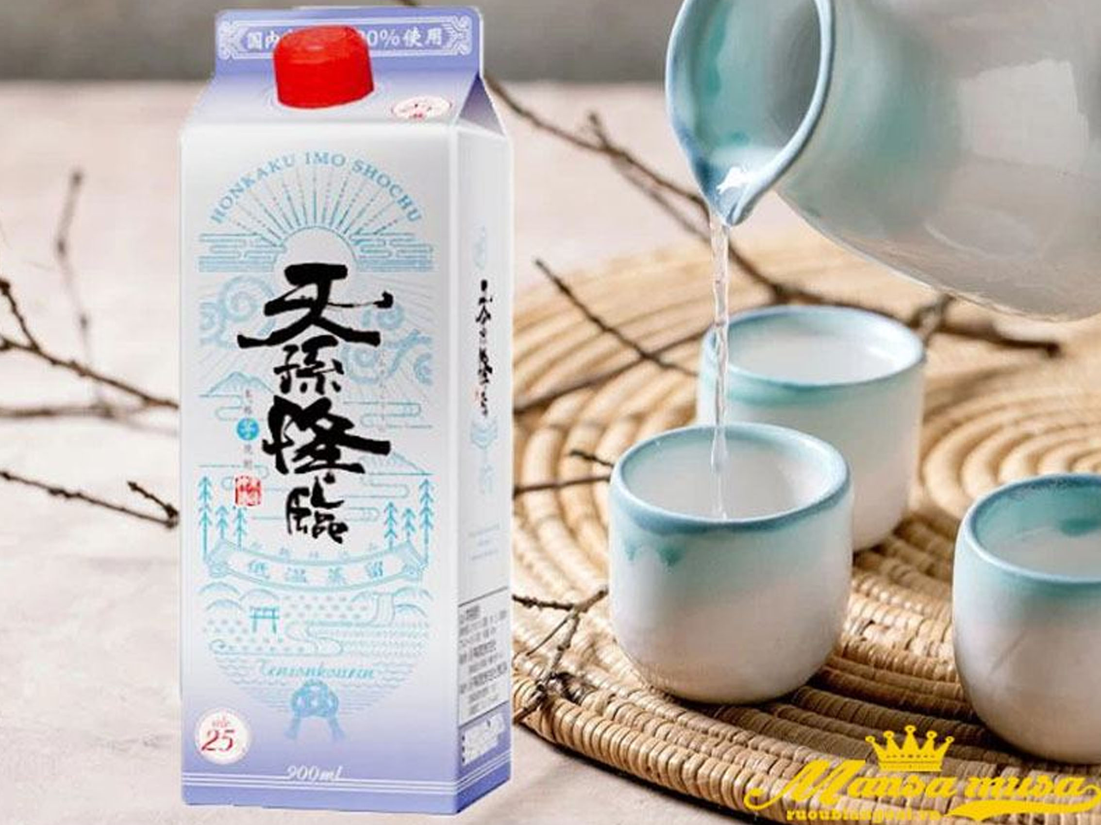 rượu shochu tensonkourin slimpack 25%