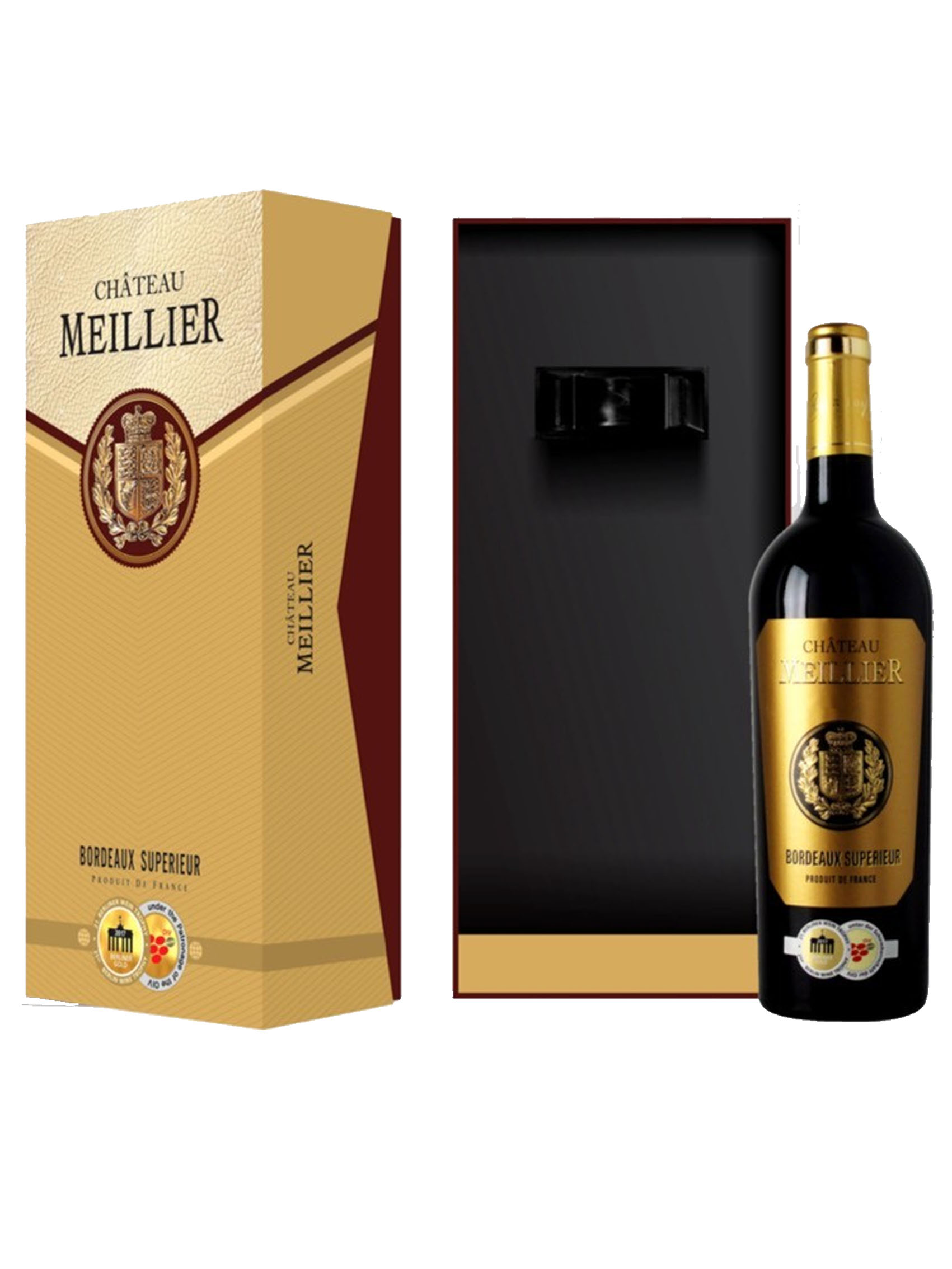 rượu vang chateau meillier bordeaux superieur rouge