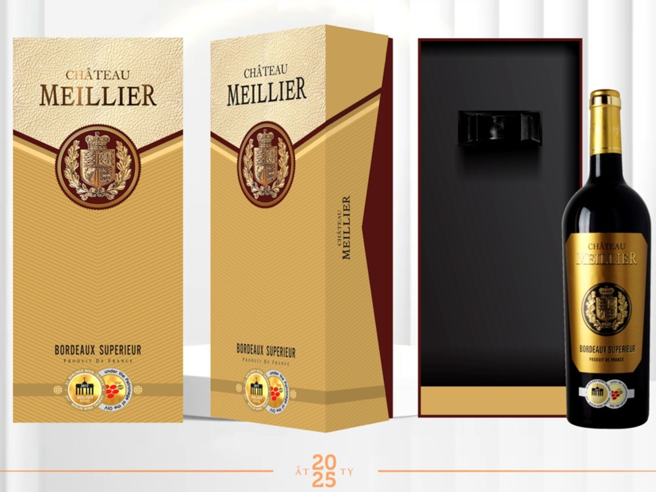 rượu vang chateau meillier bordeaux superieur rouge