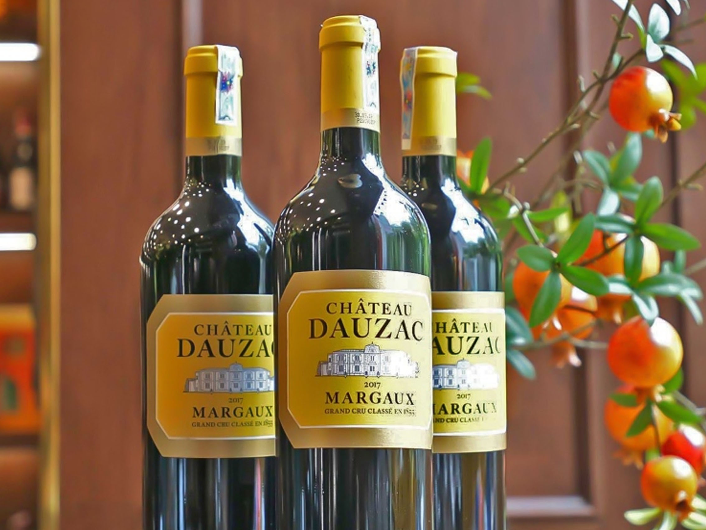 rượu vang pháp chateau dauzac margaux grand cru classé 2017