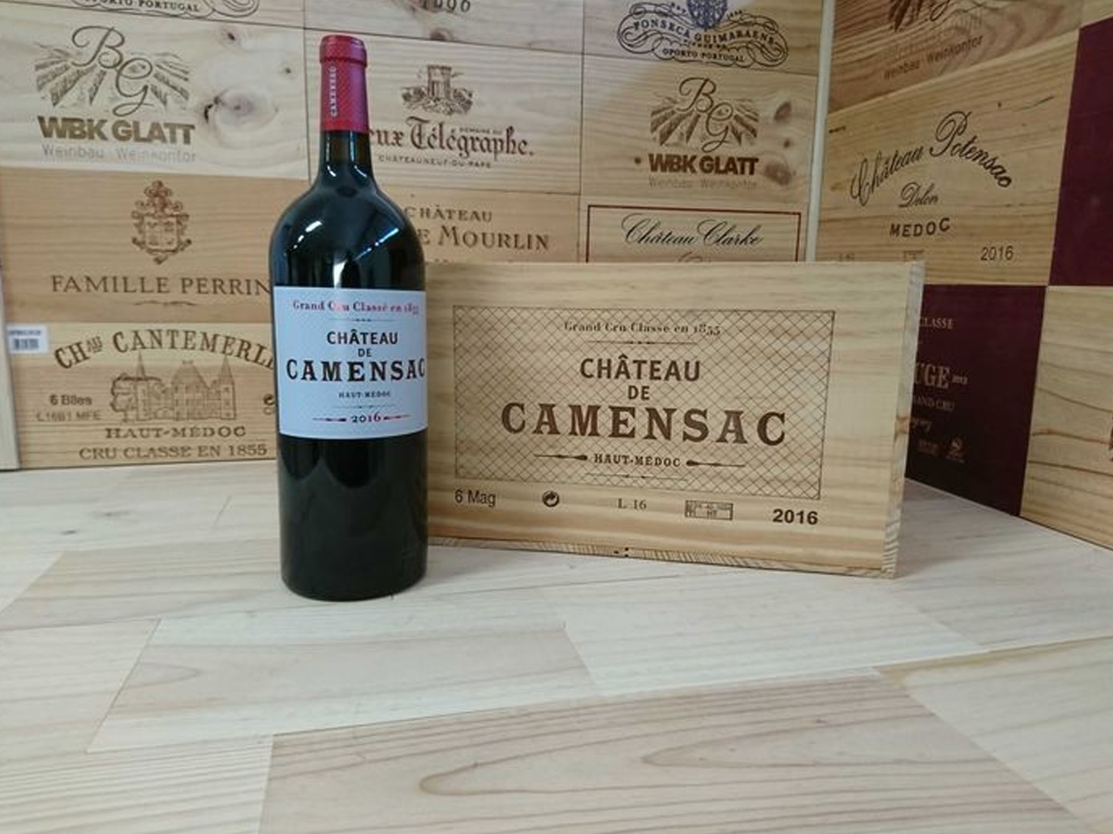 rượu vang pháp chateau de camensac 2016