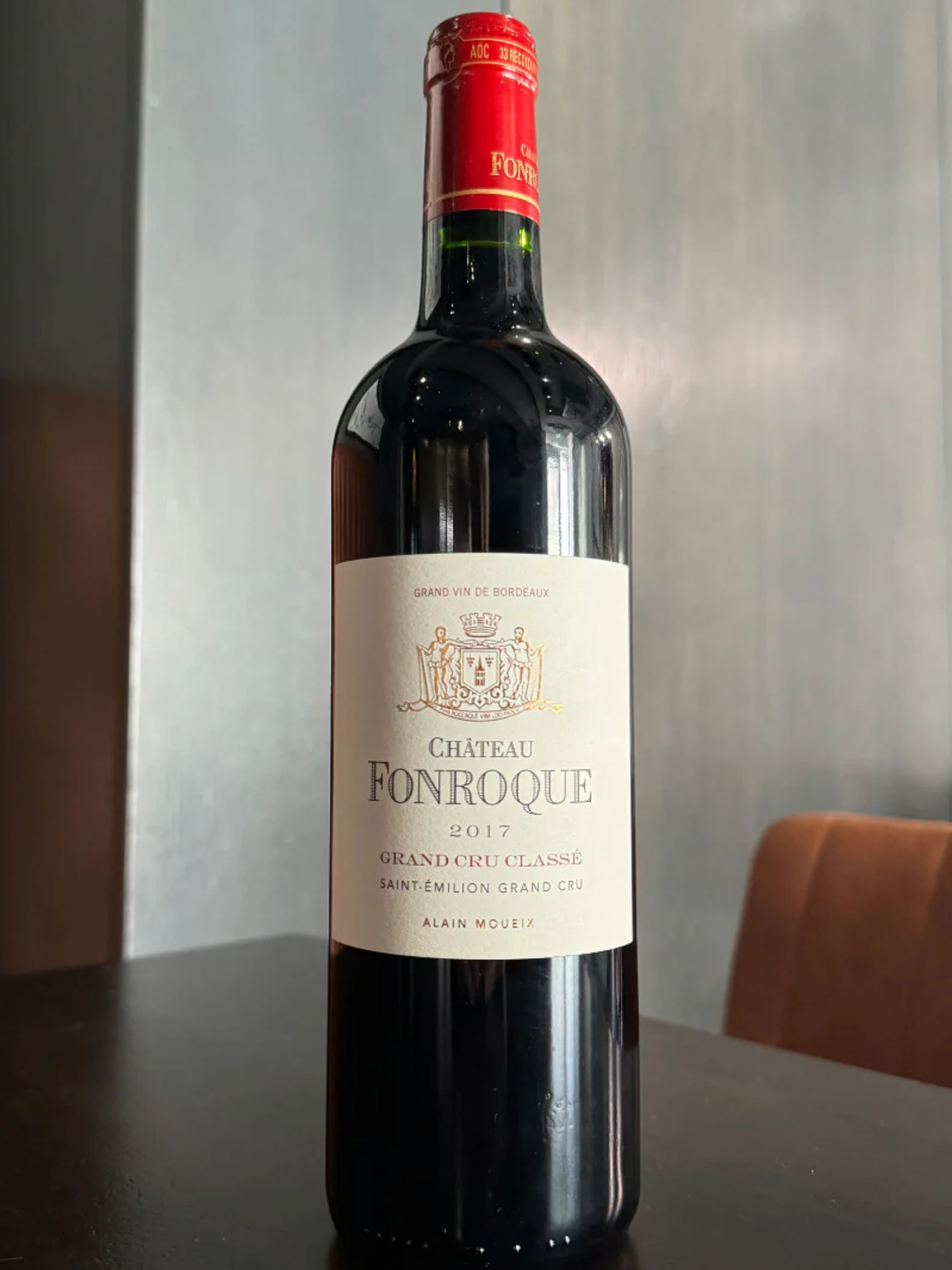 rượu vang pháp chateau fonroque 2017