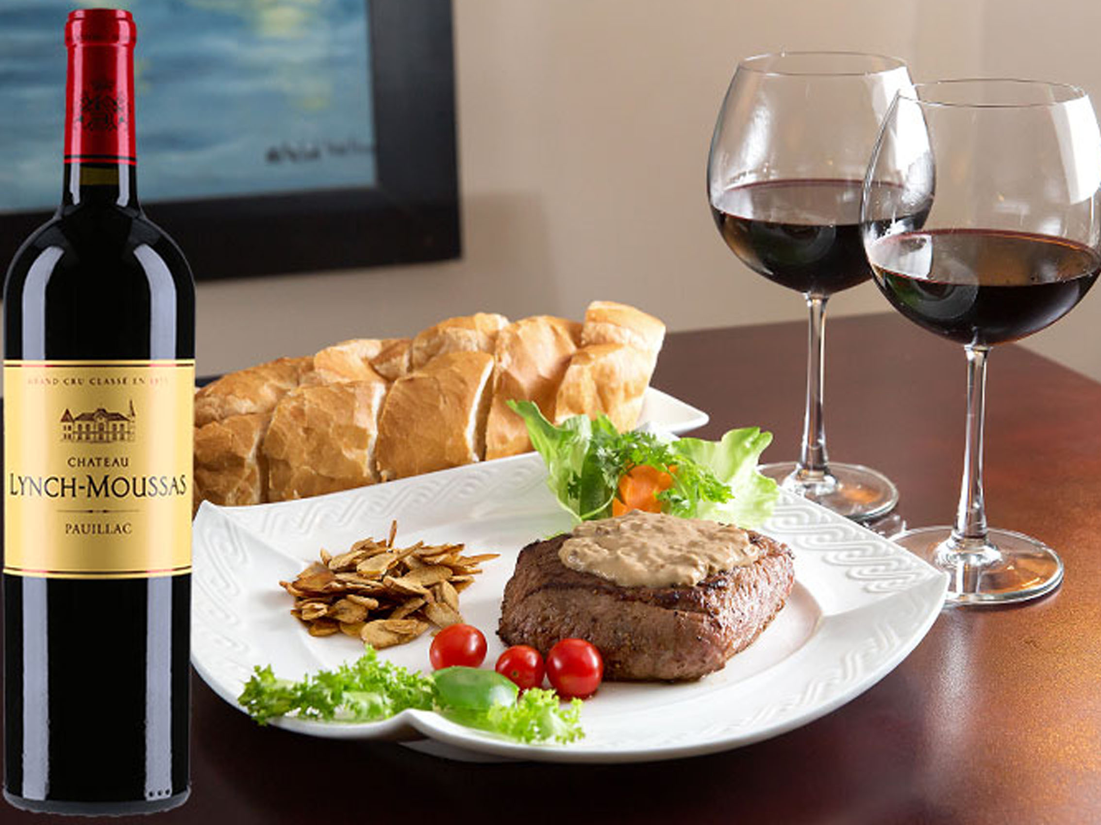 rượu vang pháp château lynch moussas 2010