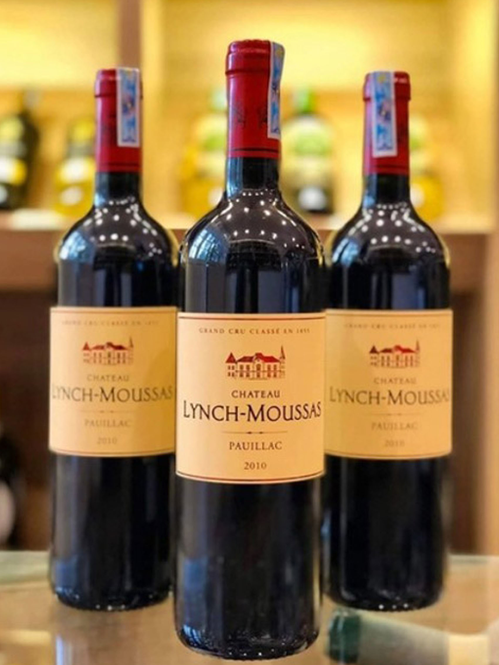 rượu vang pháp château lynch moussas 2010