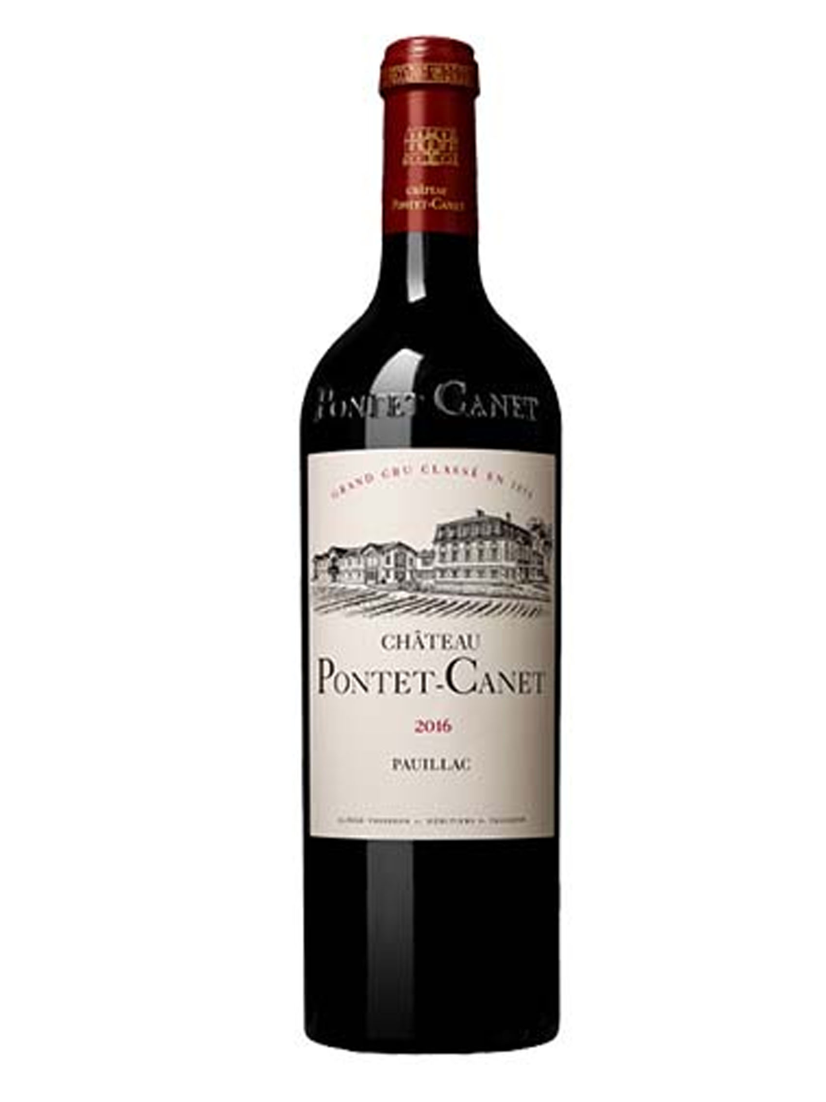 rượu vang pháp chateau pontet-canet 2016