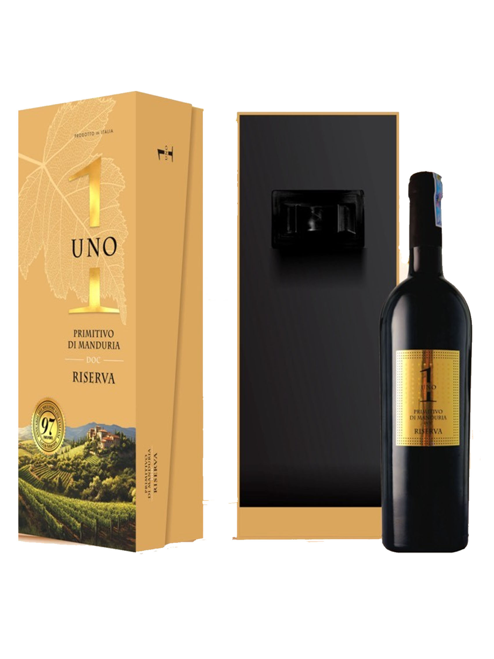 rượu vang uno 1 primitivo di manduria riserva