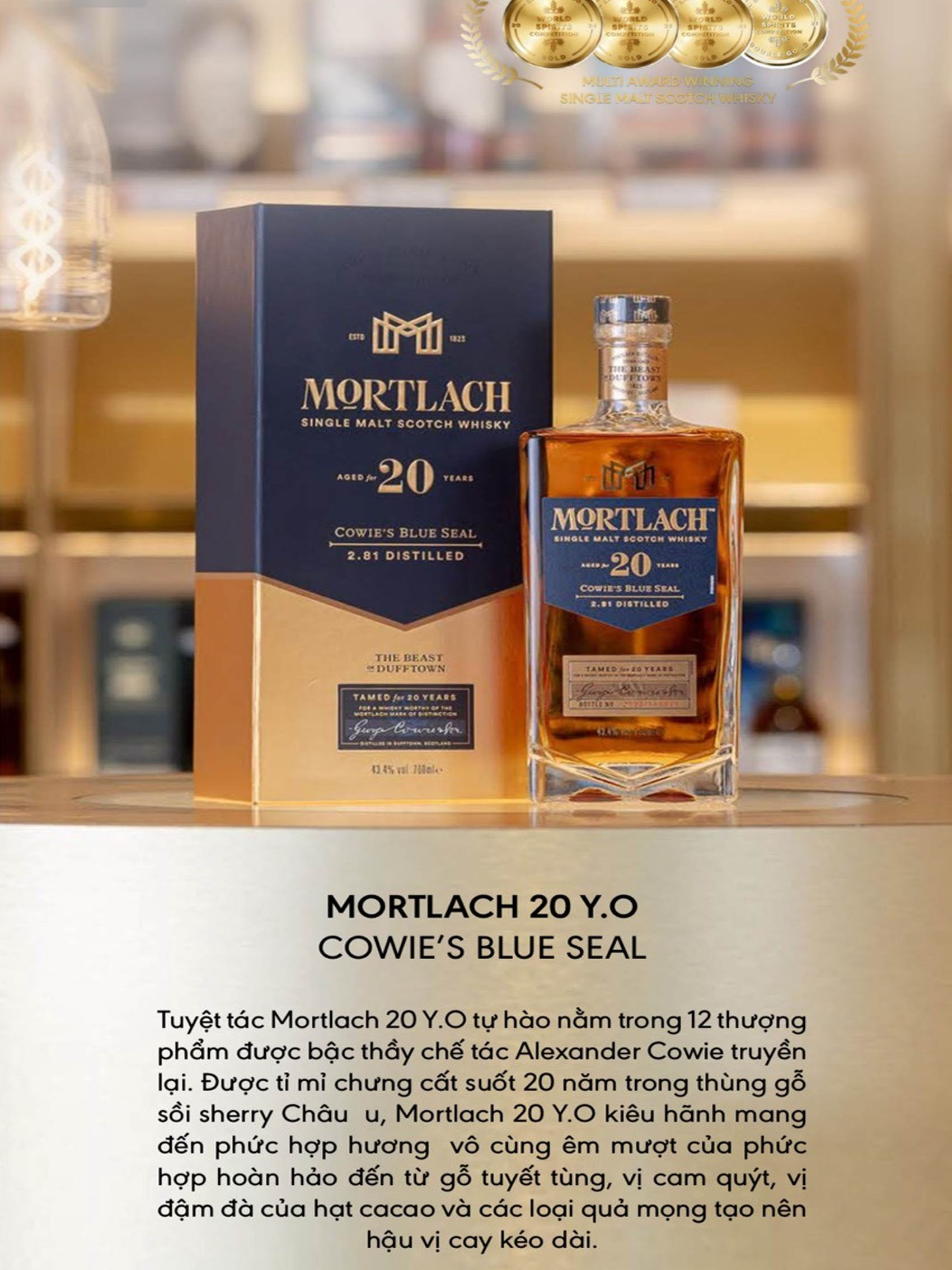 rượu whisky mortlach 20 năm