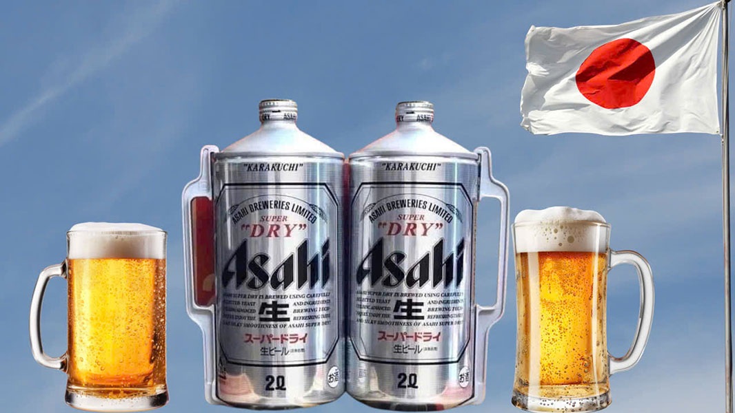 bia asahi 2 lít giá bao nhiêu