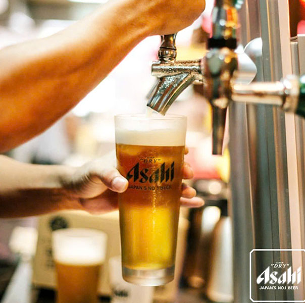 Bia Nhật Asahi giá bao nhiêu?