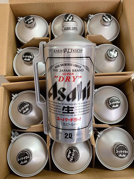 Bia Nhật Asahi giá bao nhiêu?