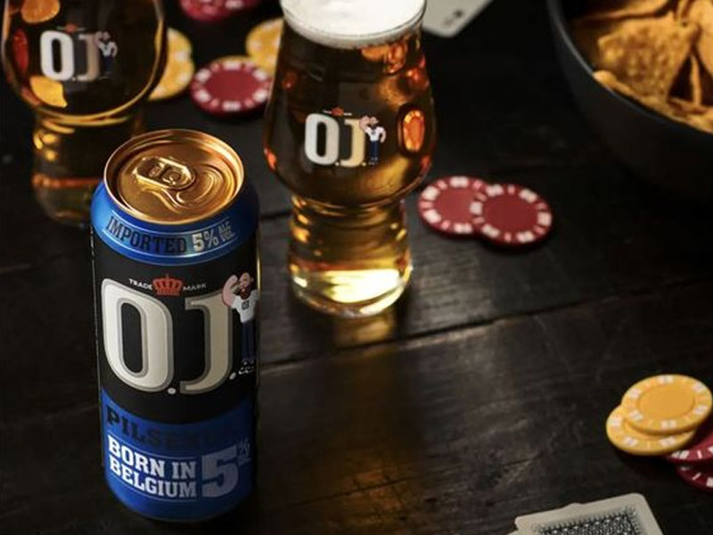 bia o.j pilsener 5% hà lan