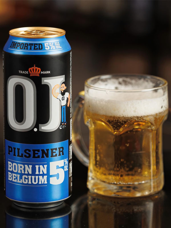 bia o.j pilsener 5% hà lan