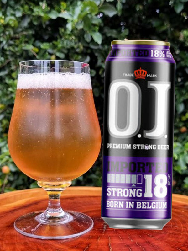 bia o.j strong 18% hà lan