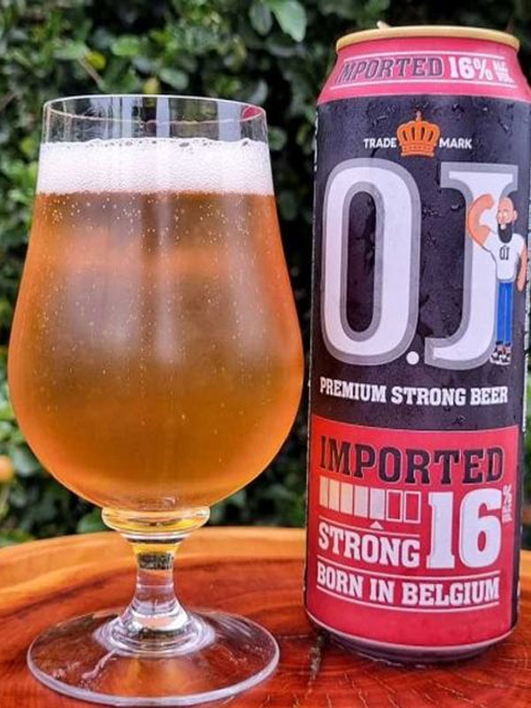 bia o.j strong imported 16% hà lan