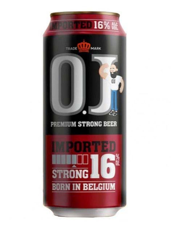 bia o.j strong imported 16% hà lan