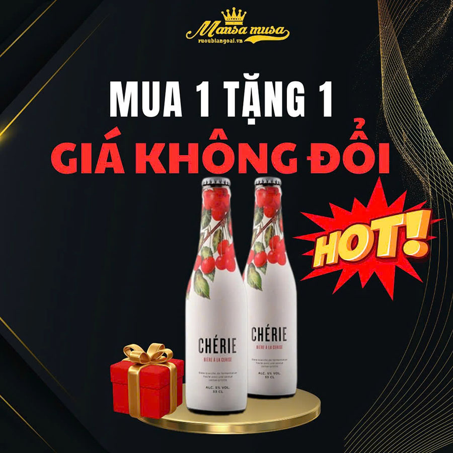 5 bia hoa quả nhập khẩu 2025: Mua 2 tặng 1