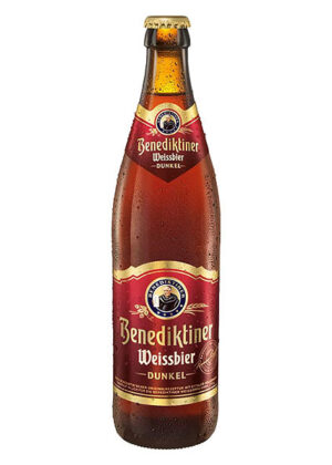 bia benediktiner weissbier dunkel 5.4%