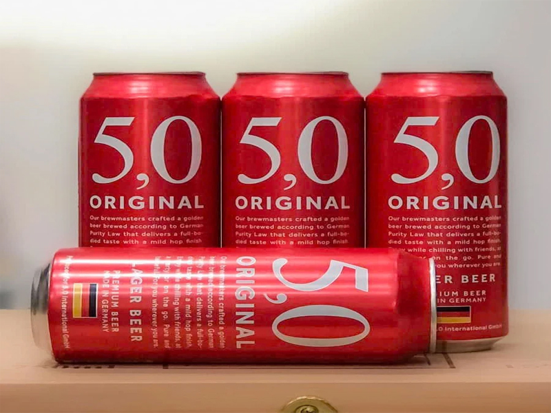 bia đức 5,0 original lager 5% 500ml
