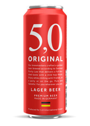 bia đức 5,0 original lager 5% 500ml