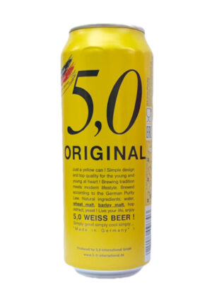 bia đức 5,0 original weiss beer 5.0 lon 500ml